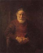 REMBRANDT Harmenszoon van Rijn, An Old Man in Red